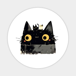 Pocket Full of Purrs Cute Novelty Magnet